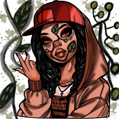 realistic hip hop girl