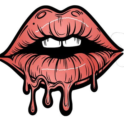 lips that look realistic and drip