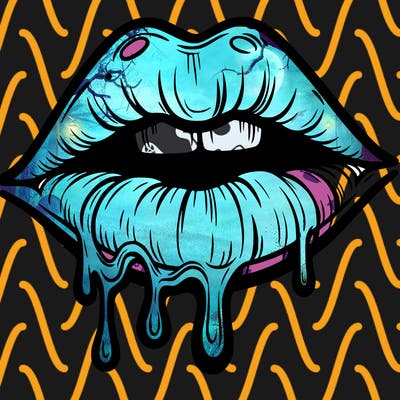 lips that look realistic and drip