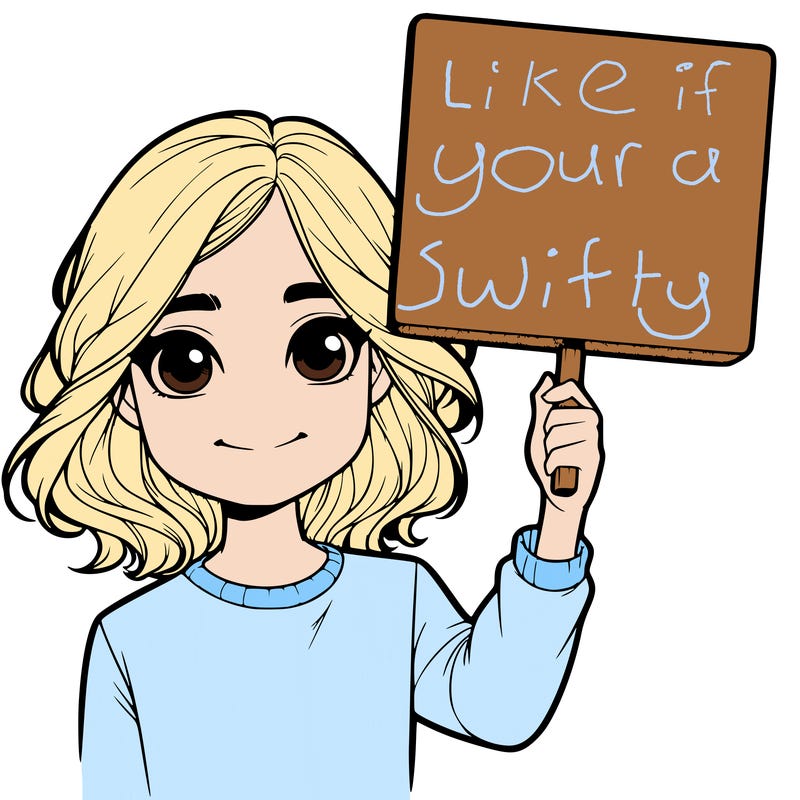 realistic girl holding up a sign