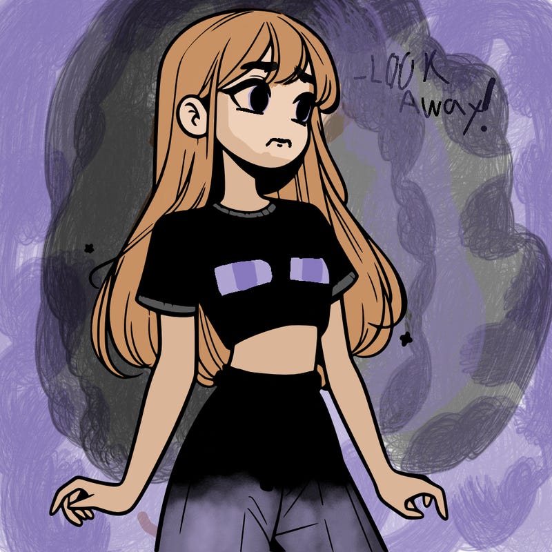 girl in a cute crop top