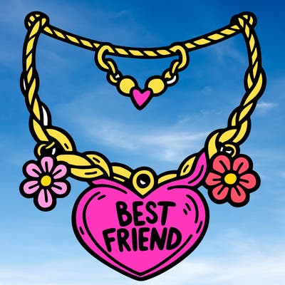 best friend necklace
