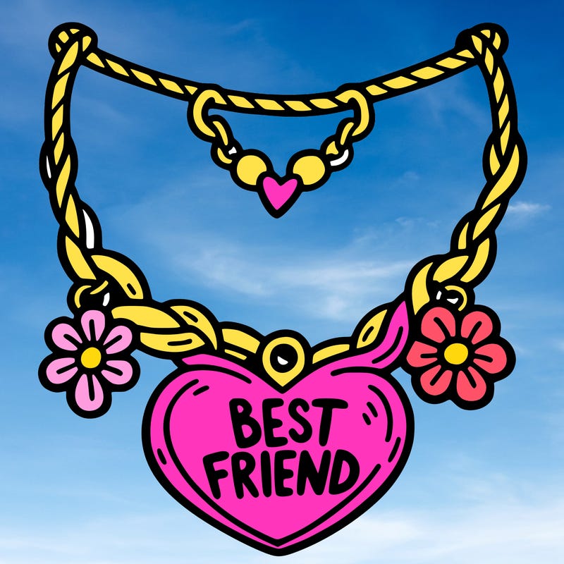 best friend necklace
