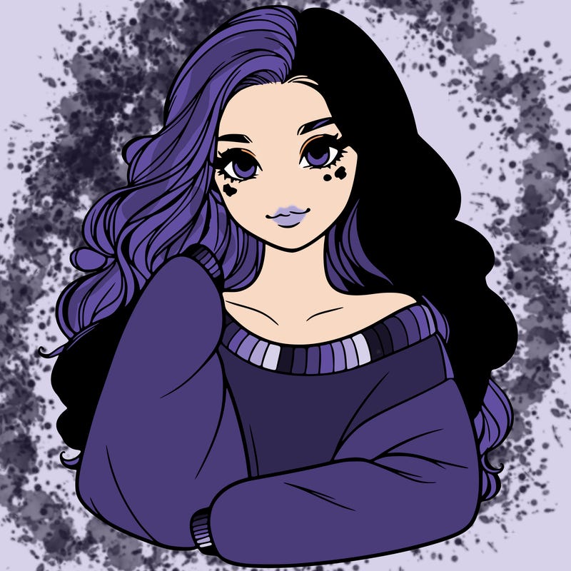 a beautiful girl in a big sweatshirt