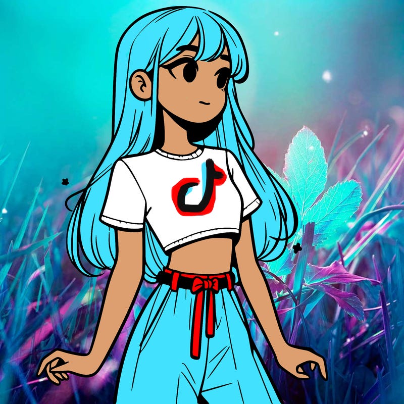 girl in a cute crop top