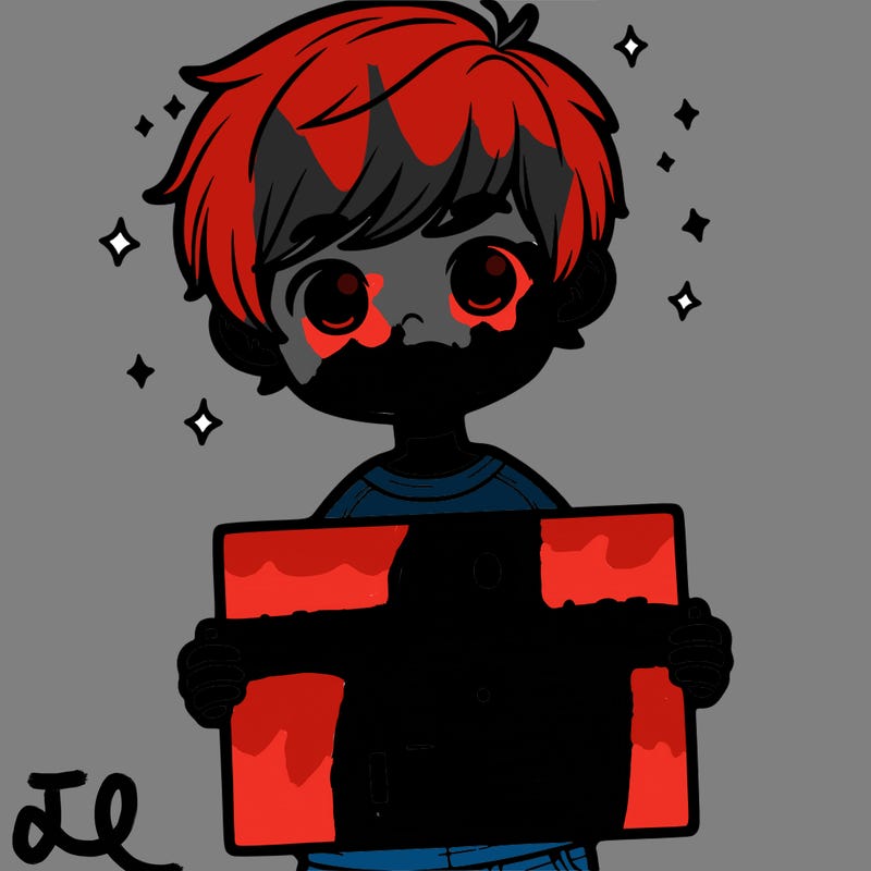 boy holding a sign saying 10 likes please