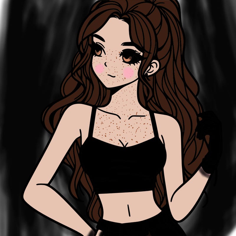girl in crop top