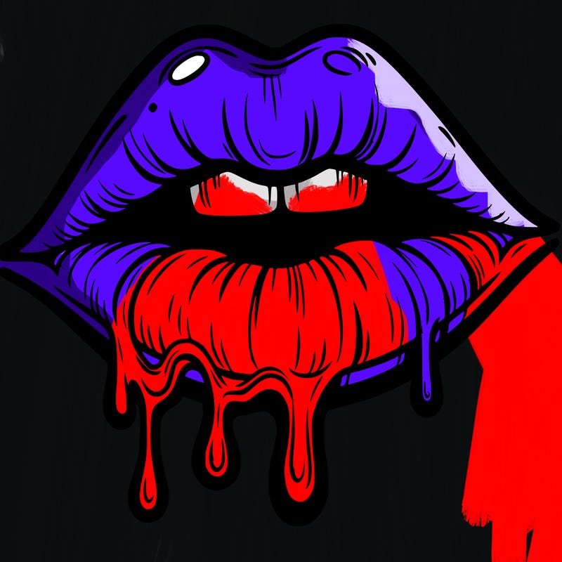 lips that look realistic and drip