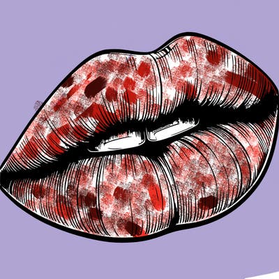 realistic lips