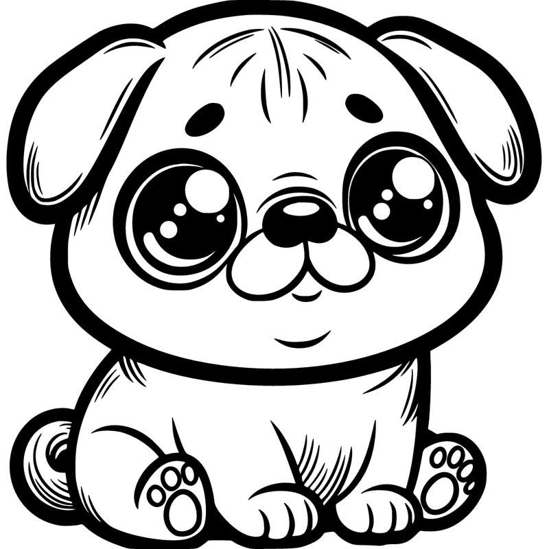 cute pug