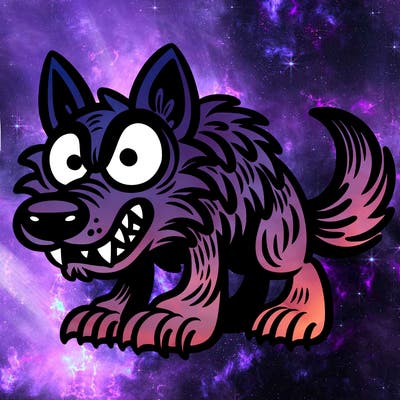scary wolf