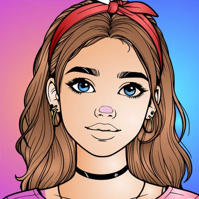 realistic teenage girl