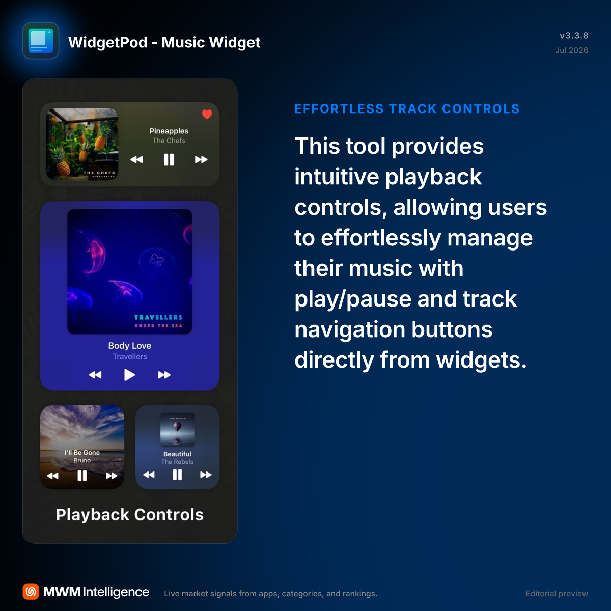 WidgetPod - Music Widget - Music App | MWM