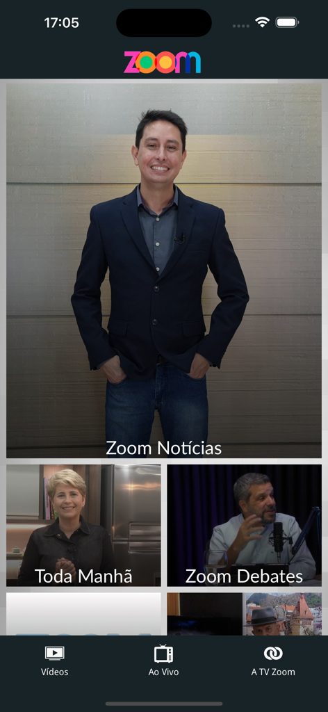 TV Zoom - TV Zoom 앱 홈 화면에 지역 뉴스 및 토론 프로그램 표시