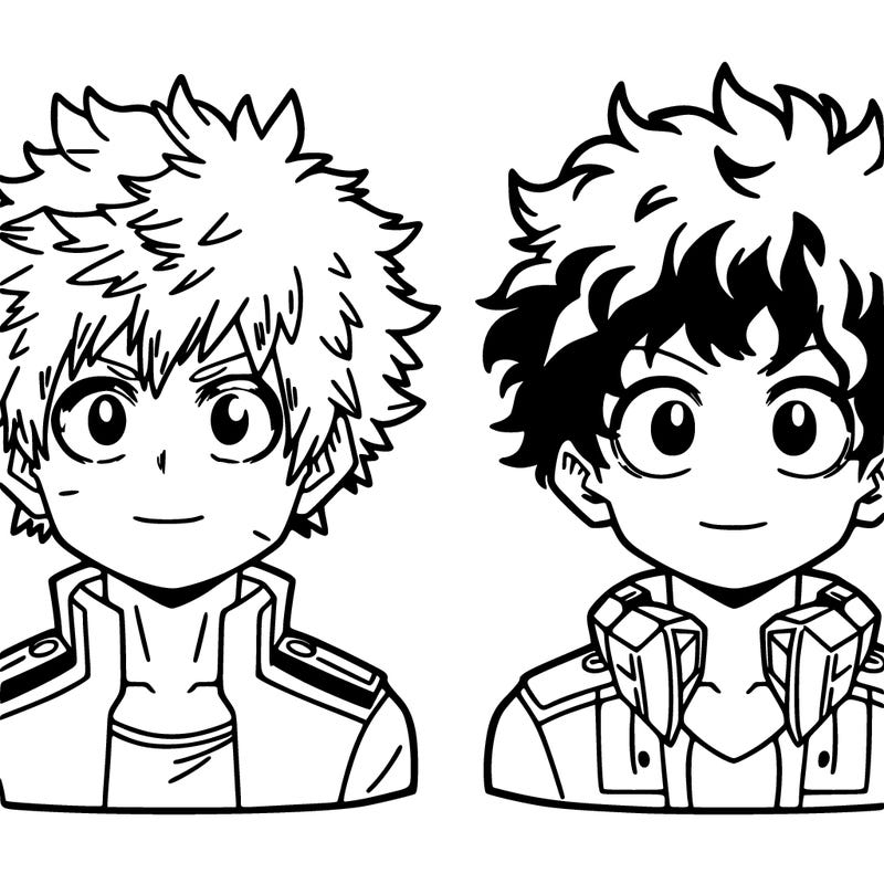 bakugo and deku