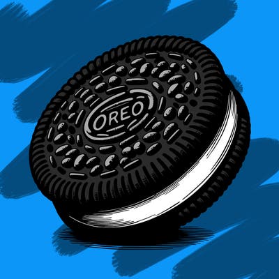 realistic oreo