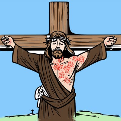 jesus on the cross