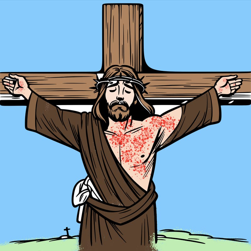 jesus on the cross