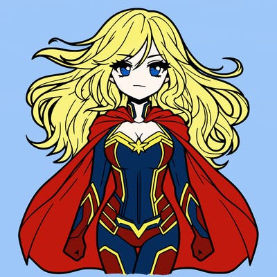 anime female superhero