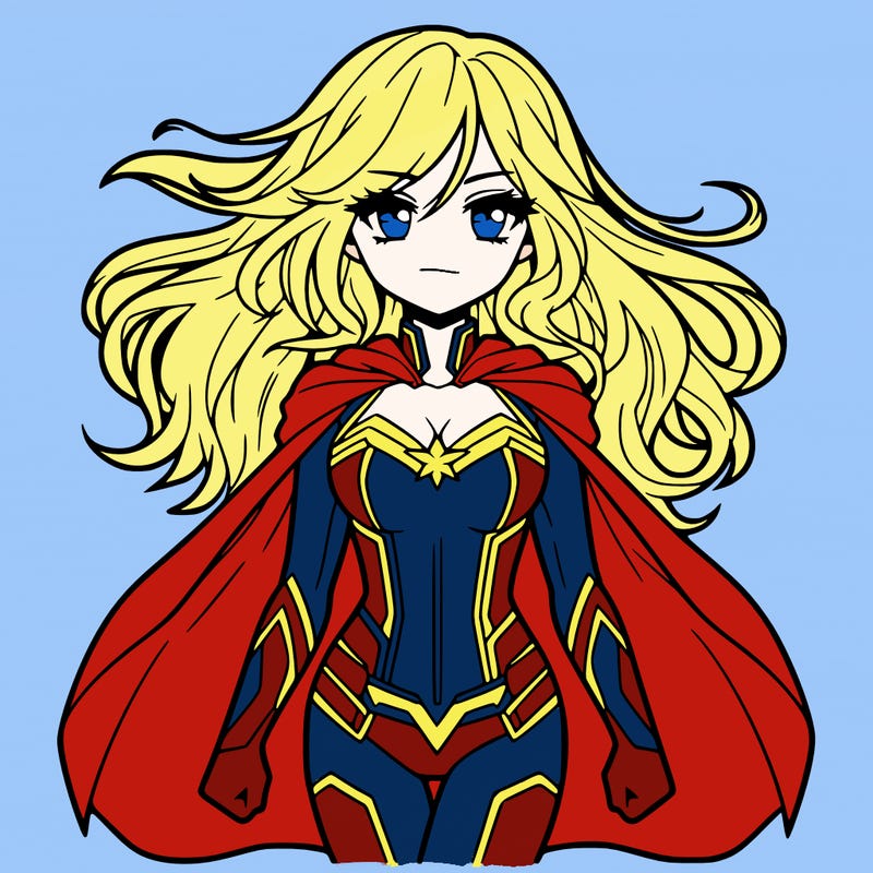 anime female superhero