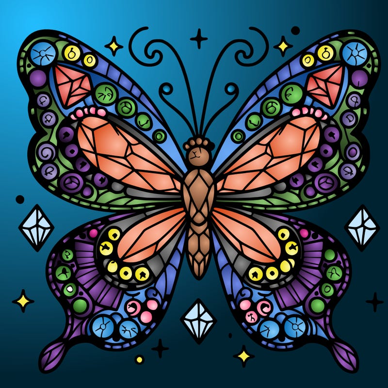 jeweled butterfly