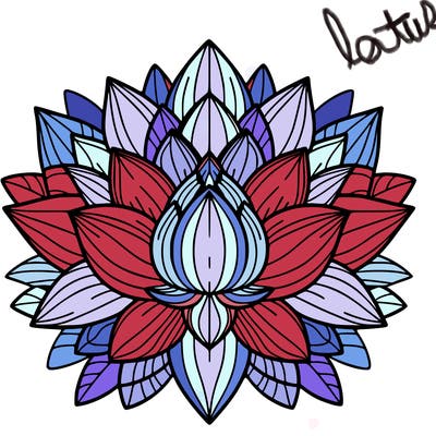 lotus flower mandala