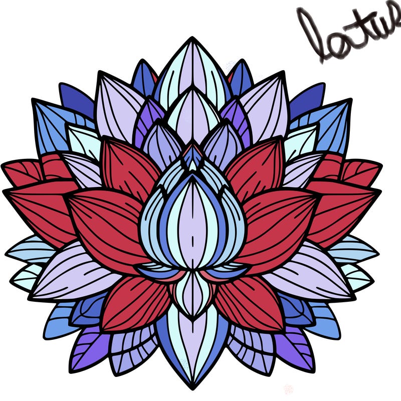 lotus flower mandala