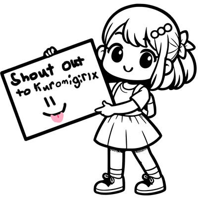 girl holding a big sign