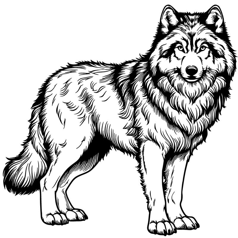 wolf realistic