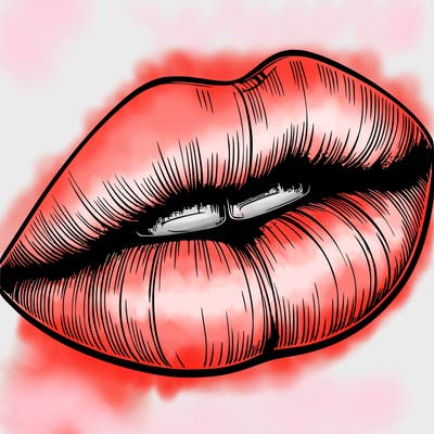 realistic lips