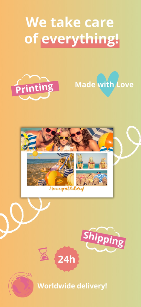 SimplyCards - custom postcard - SimplyCards custom postcard service with printing and worldwide shipping within 24 hours.