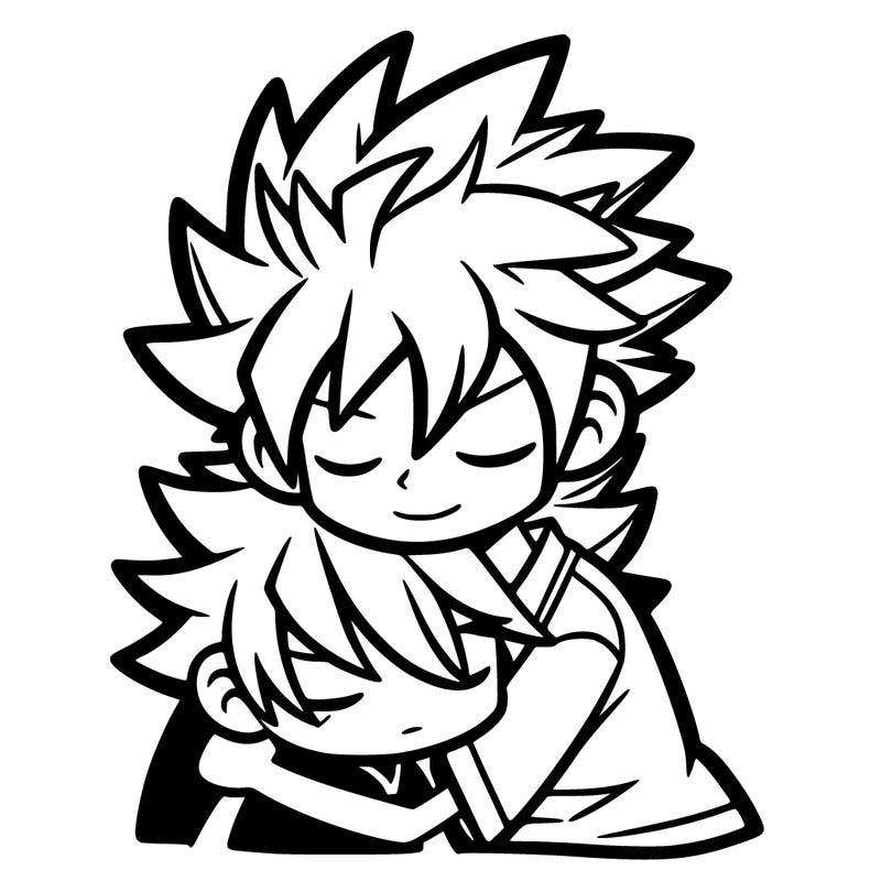 katsuki bakugo hugging izuku midoriya
