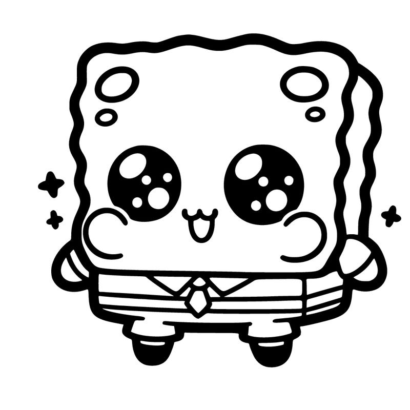 baby sponge bob kawaii