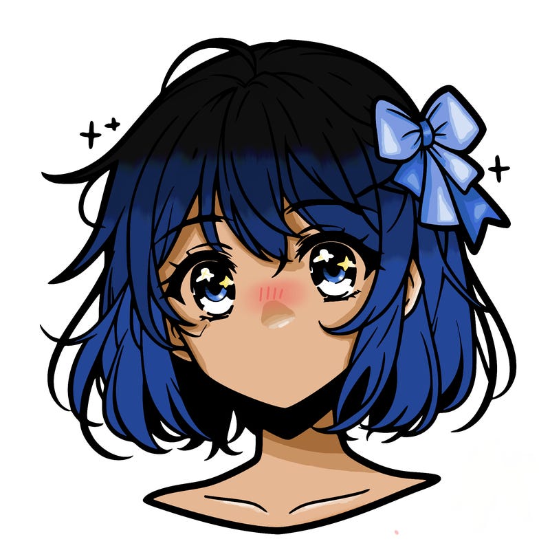 anime girl face