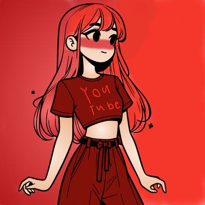 girl in a cute crop top