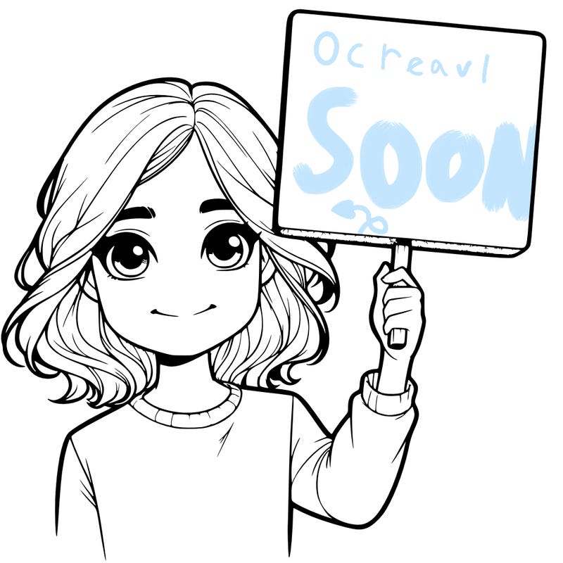 realistic girl holding up a sign