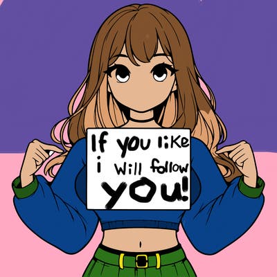 girl holding a blank sign in a long sleeve crop top