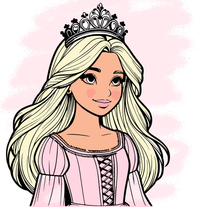 a realistic medieval princess with a tiara