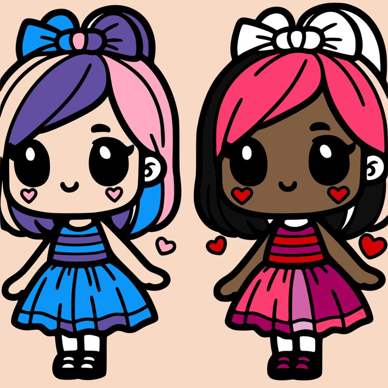 cute easy pride girl