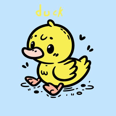 cute duck