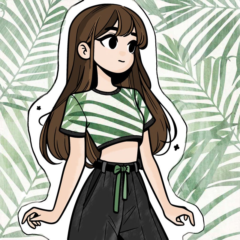 girl in a cute crop top