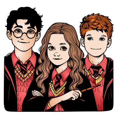 realistic hogwarts friends