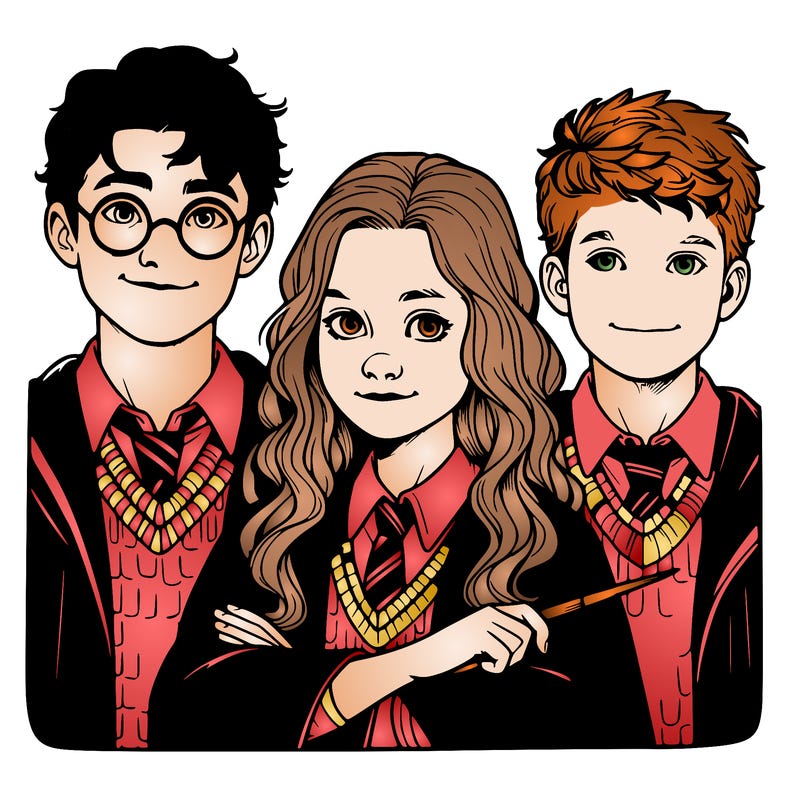 realistic hogwarts friends