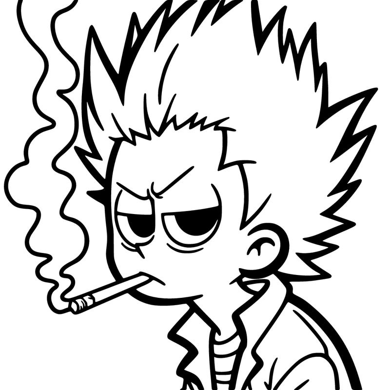bart smoking
