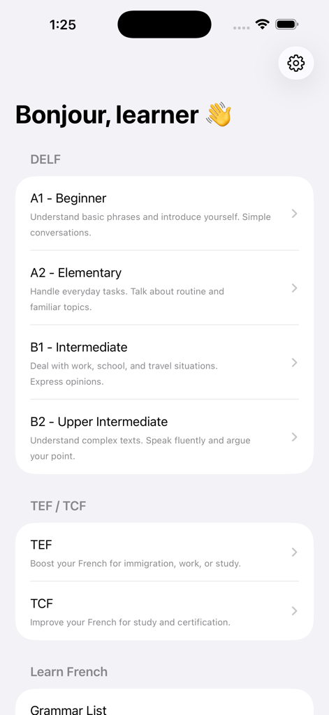 FLE – DELF, TEF & TCF Prep - Education App | MWM