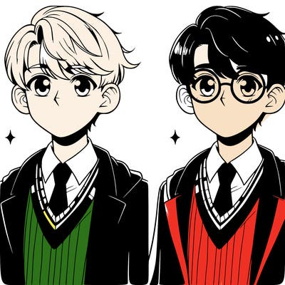 draco  malfoy and harry potter