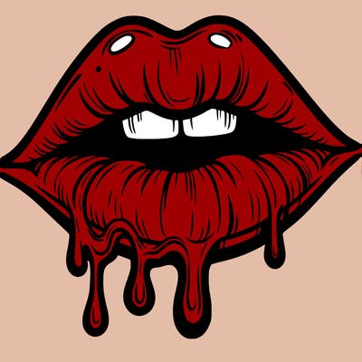 lips that look realistic and drip
