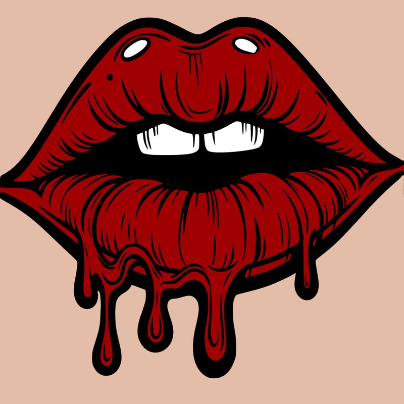 lips that look realistic and drip