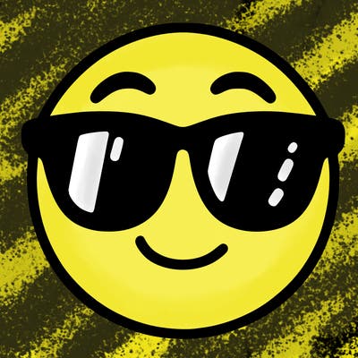 emoji with sunglasses