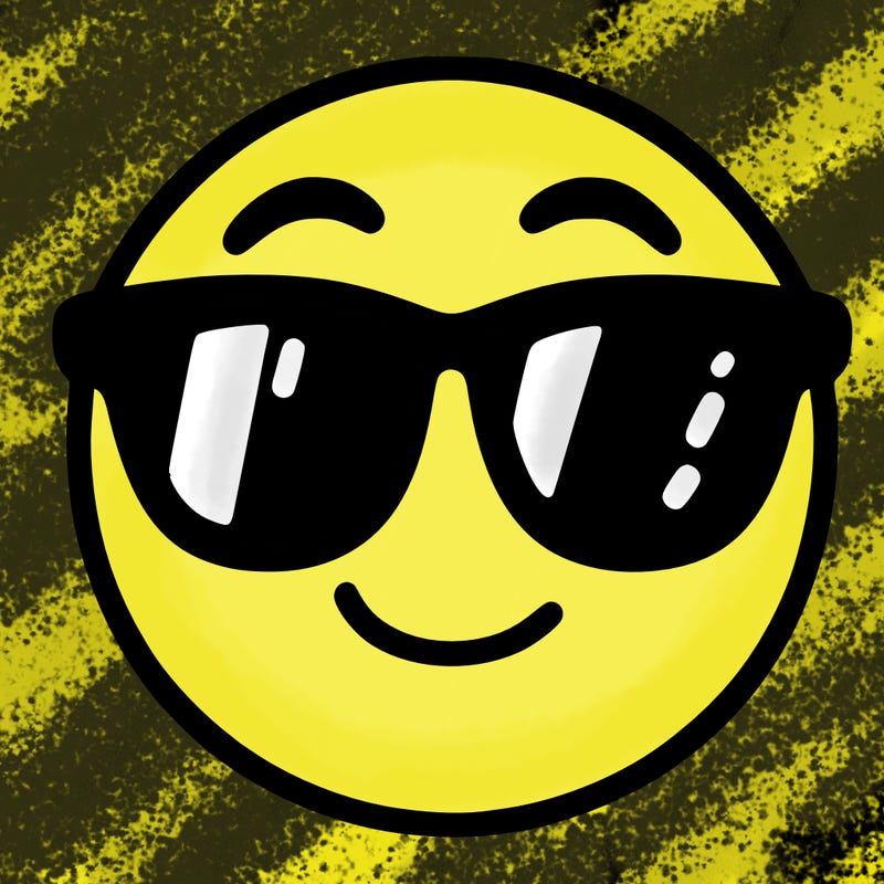 emoji with sunglasses